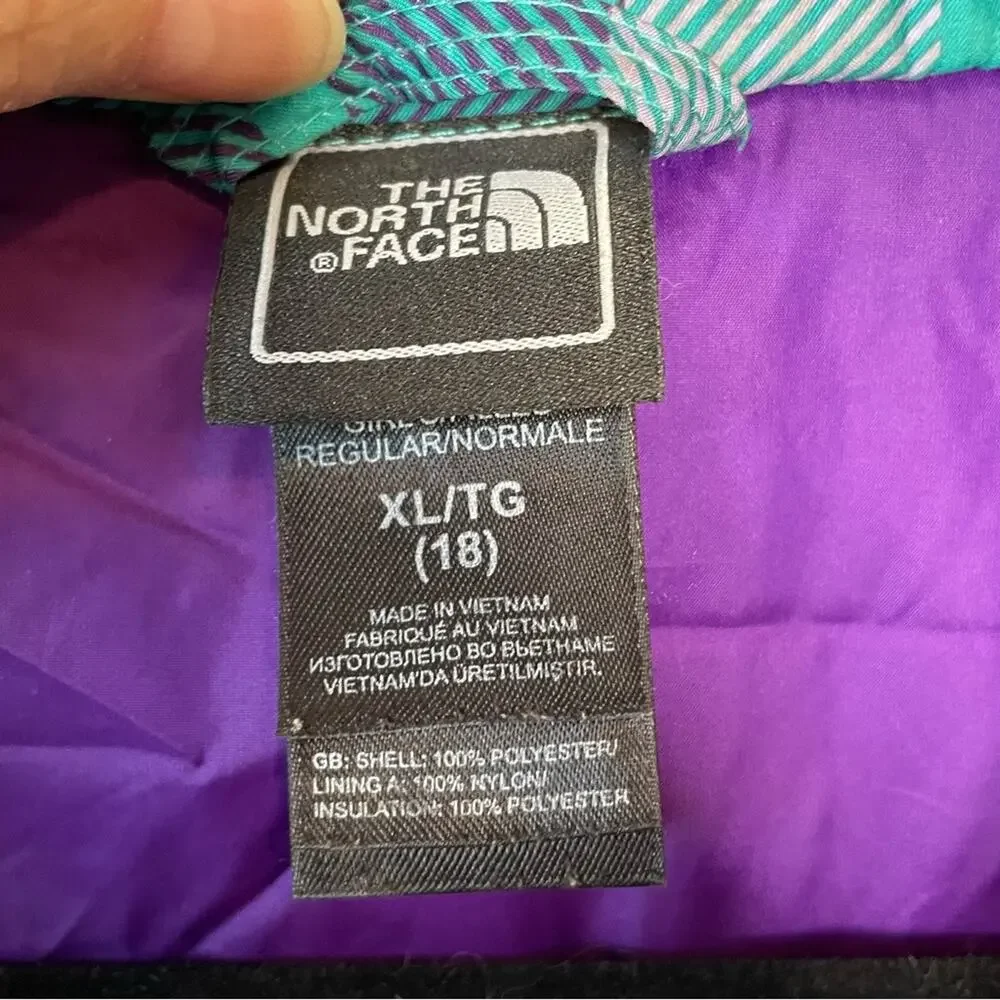 THE NORTH FACE Triclimate 3-in-1 Plaid Insulated Winter Jacket Size 18 XL